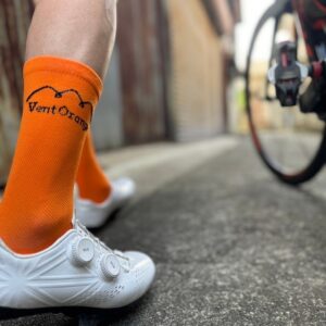 SUB JERJEY製Vent Orangeオリジナルcycleソックス